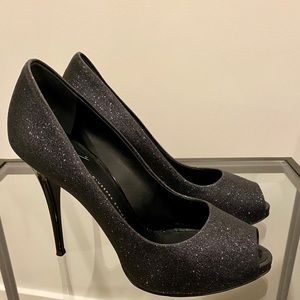 Giuseppe Zanotti Mini Glitter Platform Heels
